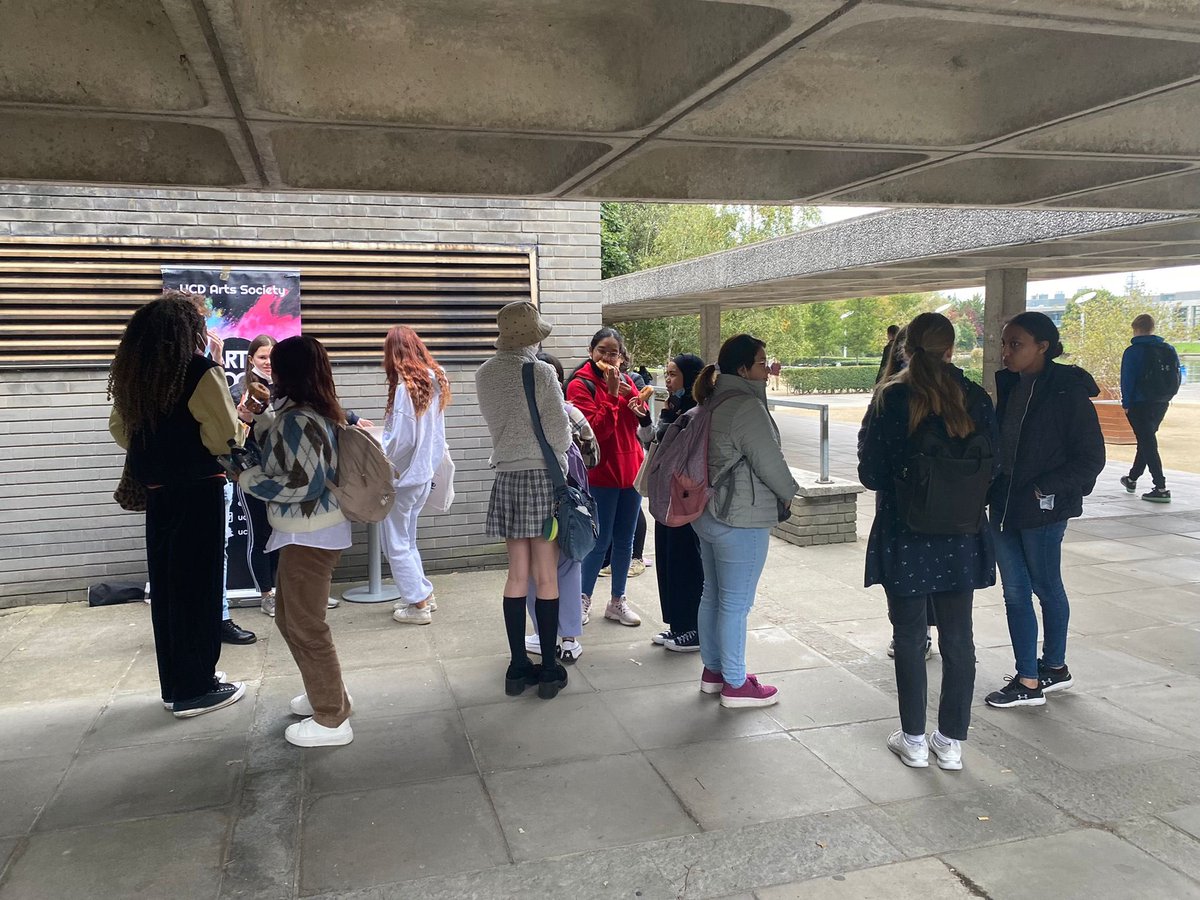 ucdartssoc's tweet photo. This mornings coffee and a chat with Arts Soc! ☕️ 🍩 Thanks everyone that came along 😌😊 #ucdsocieties #ucdartssoc #ucd #artssocucd #artssociety https://t.co/C1Fxr5Upvp