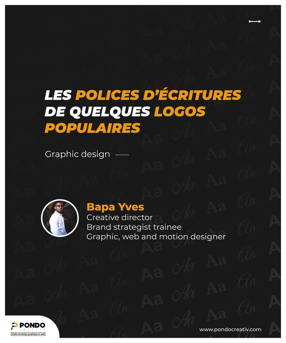 BapaYves's tweet photo. #AstucesBYB
#PondoTips

Avez-vous déjà souhaité connaitre les #typographies des #logos de certaines grandes #marques ?
C'est ce que je vous propose aujourd'hui. Ça peut aider certains d'entre vous. 😉😉😉😉

Voici quelques unes.

Pages 1-4

#GraphicDesign https://t.co/lPahZ6QLj0