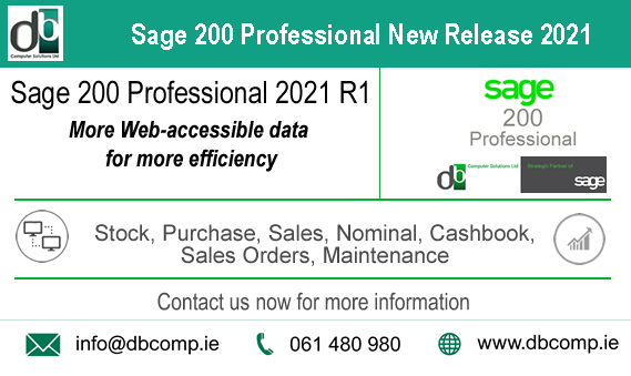 DB_Comp's tweet photo. Want to get the most from your #Sagesolutions? As Ireland’s leading #Sagesupplier, @DB_Comp is the ideal choice for reliable #Sagesupport: https://t.co/ujQJInUGWp https://t.co/4uYMwJxRMf