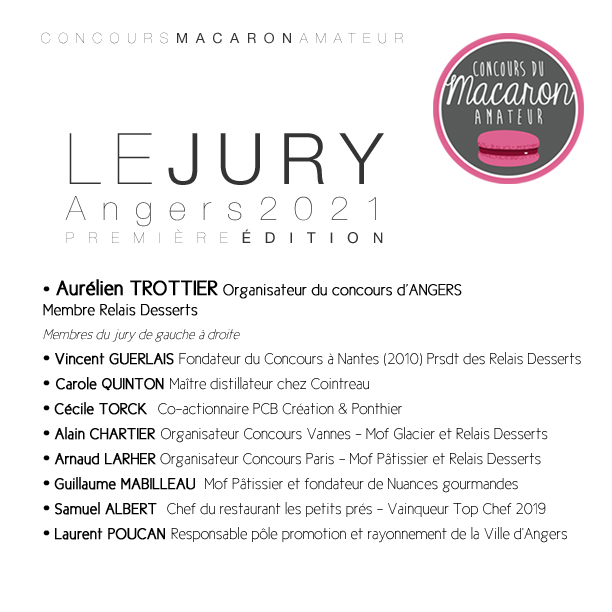 Ce samedi à #ANGERS 1ère édition du <a href="/ConcoursMacaron/">Concours MACARON Fr</a> #Amateur chez AURÉLIEN TROTTIER !
Le jury du 16 Octobre 
#ConcoursMacaronAmateur #International #Macaron #sélectionsconcours #Nouvellesaison #MaineetLoire