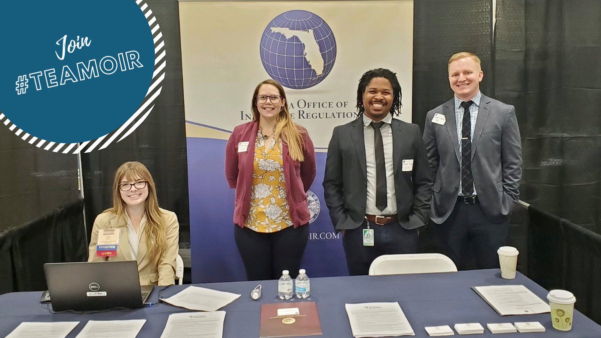 FLOIR_comm's tweet photo. #TeamOIR is at the @FSUBiz Insurance Days Career Fair today. Stop by to learn more about exciting career opportunities with OIR! https://t.co/MoXYj2dWdE