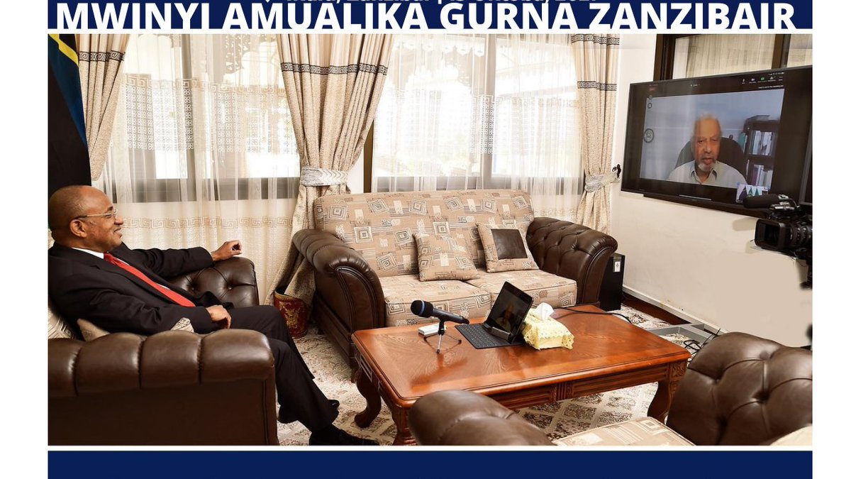 Zanzibarktv's tweet photo. Rais Mwinyi wa Zanzibar Dkt. hussein Mwinyi amemkaribisha rasmi mshidi wa Tuzo ya Nobel kwa upande wa fasihi Prof. Abdularazak Gurnah aje Zanzibar kutembea kwa mwaliko wa serikali. #nobel #gurnah #zanzibar https://t.co/96YdNl5Y2V