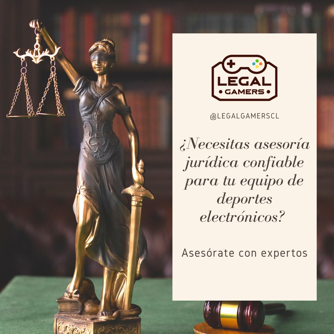 Contamos con todos los conocimientos y la experiencia necesaria para ayudarte a dar tu siguiente paso en los deportes electrónicos 💪 

📧 legalgamerscl@gmail.com