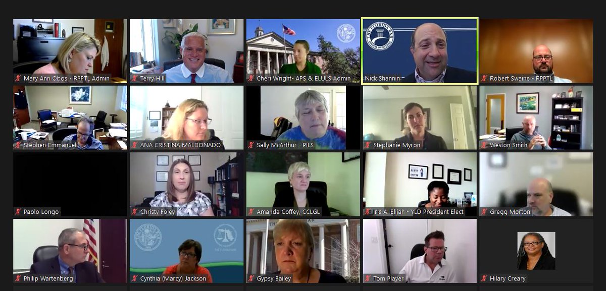 terryhill411's tweet image. A great meeting of The Florida Bar Council of Sections this afternoon. An opportunity to hear from Bar leaders and Section leaders on the happenings around the Bar and within the various Sections and Divisions of the Bar. @TheFlaBar @FlaBarCOS