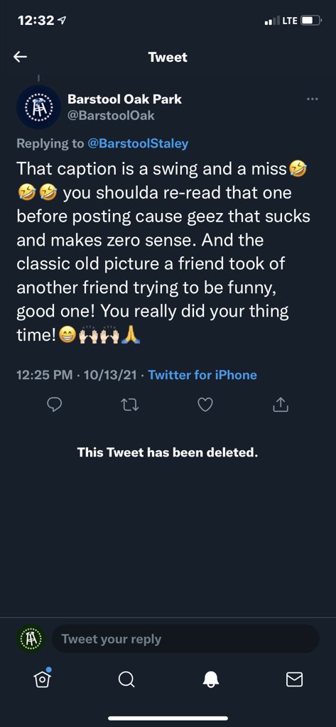 Barstool Staley tweet media