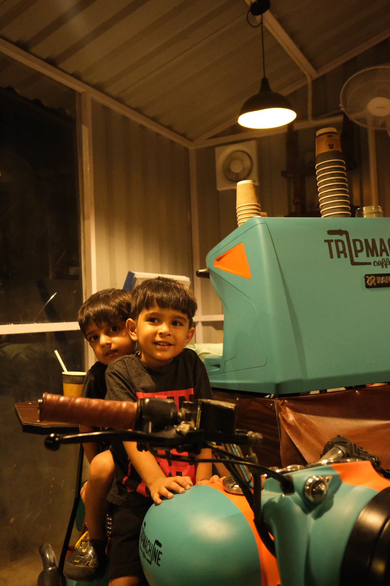 Are you a sucker for Sholay? Then the Coffee Bike you can’t resist! #wednesdaymotivations #sholay #RoyalEnfield #CoffeeTime #coffeebreak