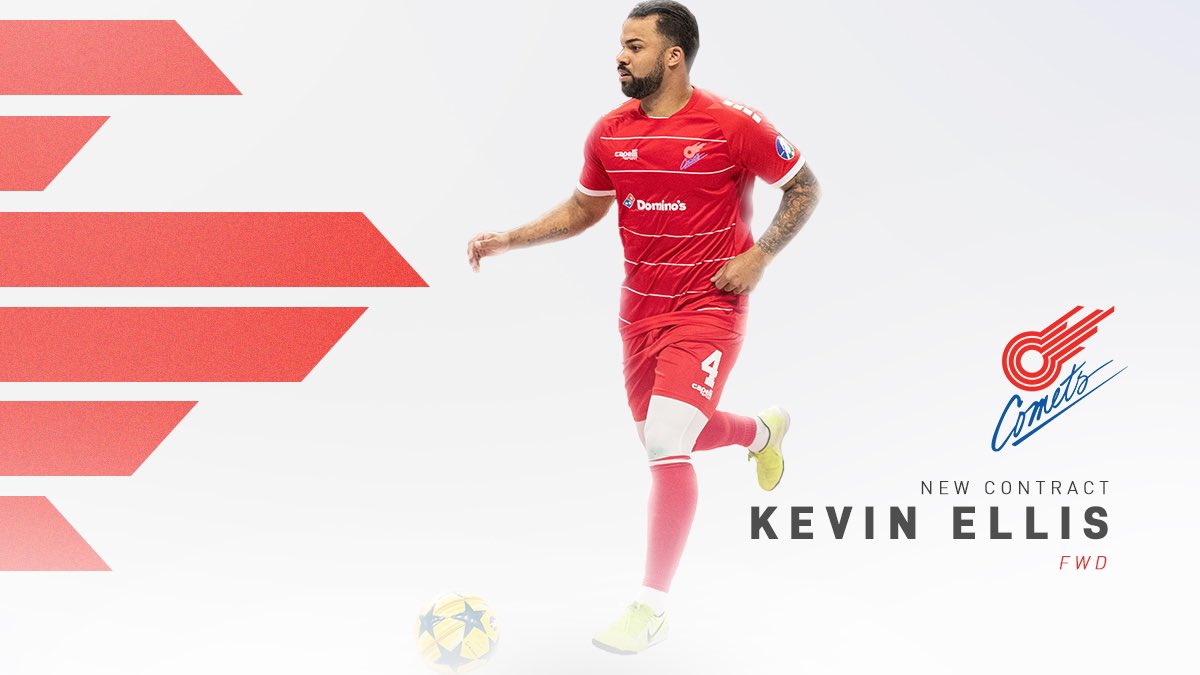 Who wants good news? 
Well we have good news✖️3️⃣

Kevin Ellis returns for 2021-2022 MASL Season
“LFG”

☄️⚽️ kccomets.com/news