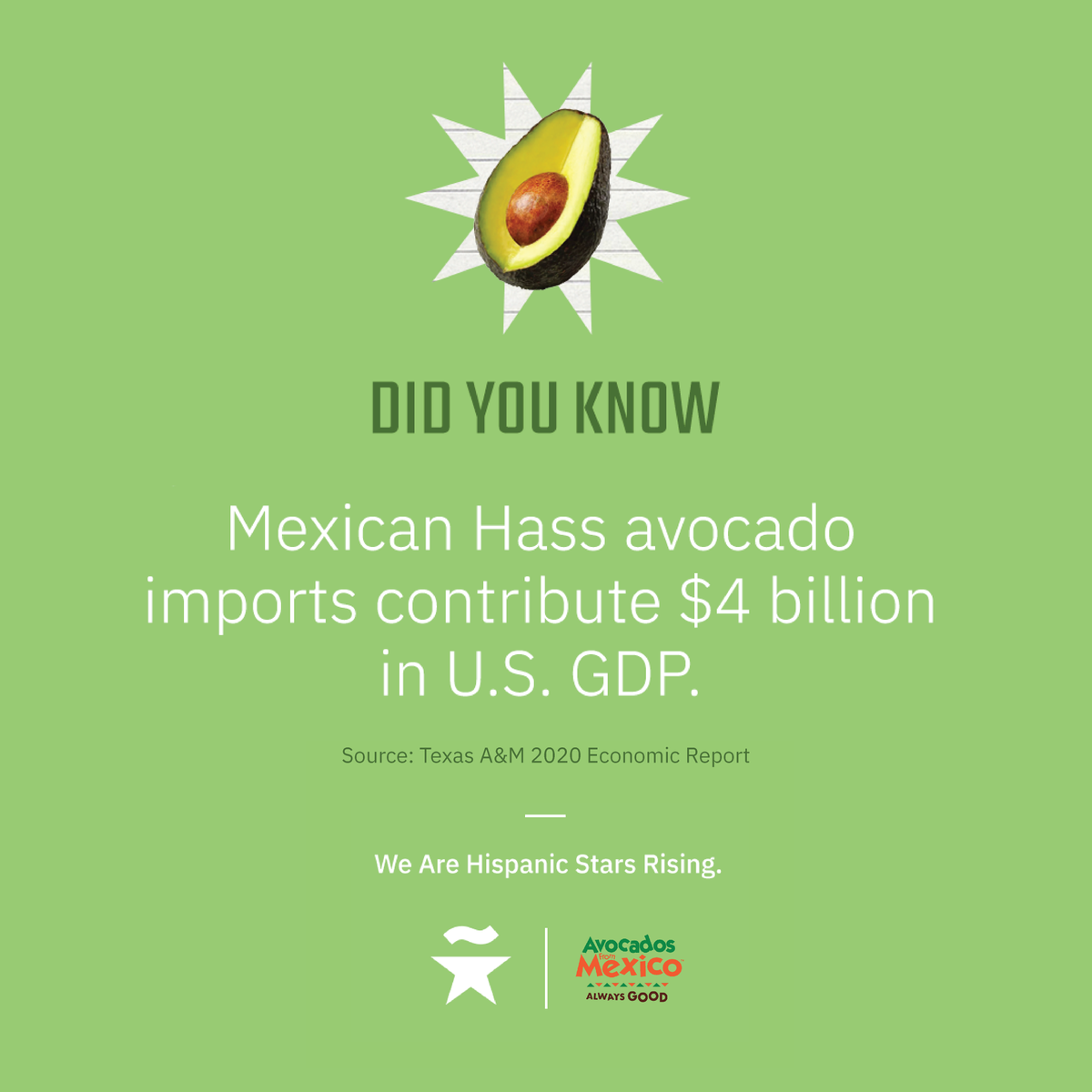 AvosFromMexico's tweet photo. Avocados can do more than add flavor to your favorite meal! @TheHispanicStar 
#HispanicHeritageMonth https://t.co/5Sljqr0KSG