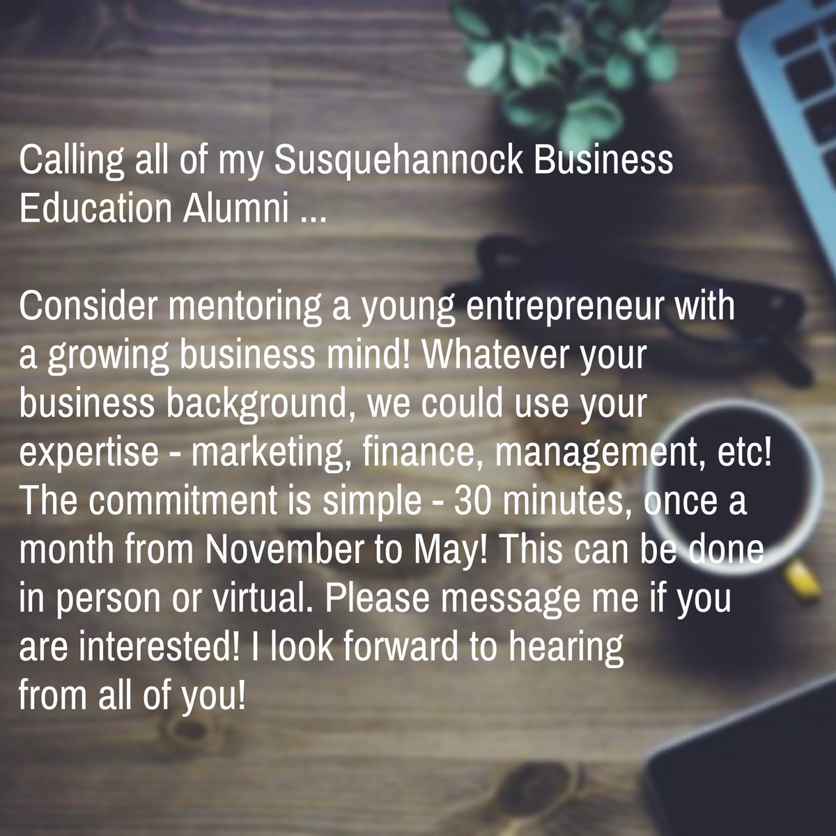 Calling all my business education alumni…