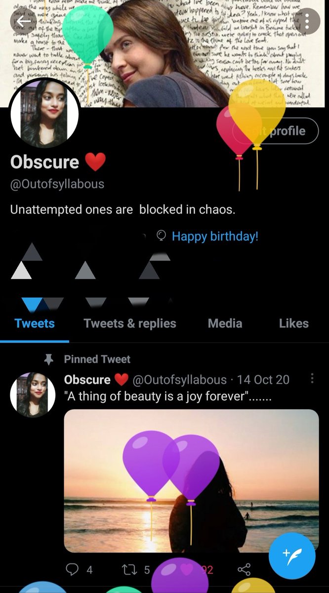 Outofsyllabous's tweet photo. A day with so much balloons. 
#Happybirthdaytome https://t.co/PaqAB5tjRw