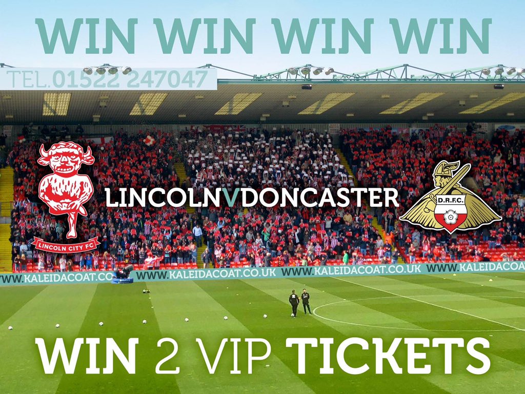 ⚽🔴 WIN x2 LINCOLN CITY VIP TICKETS! 🔴⚽
Just LIKE our Page, SHARE this post and TAG 3 FRIENDS!!
For Lincoln City V Doncaster on 18th December 2021.

ENTER HERE 👇🏼👇🏼👇🏼
facebook.com/Kaleidacoat/po…
