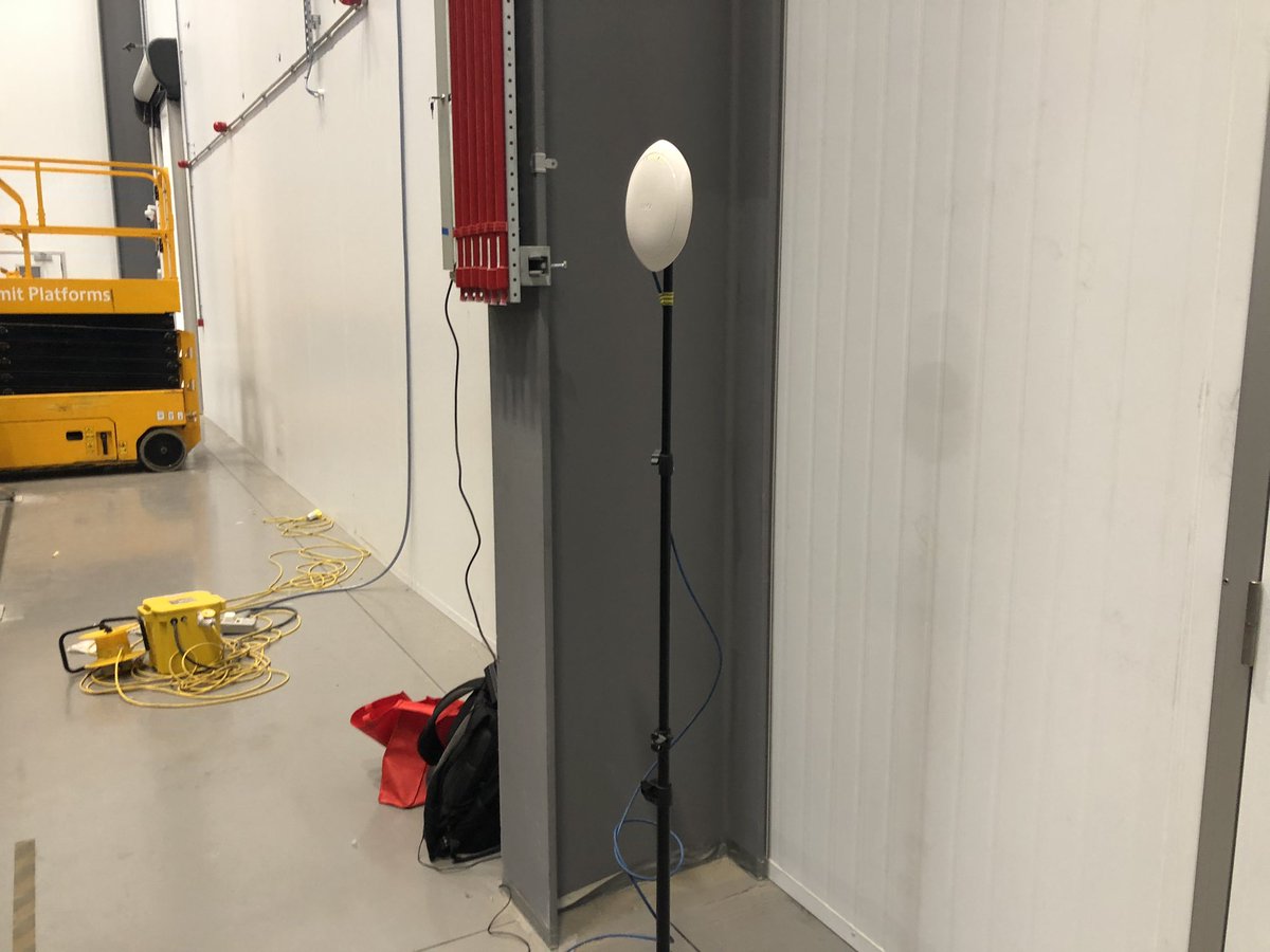 formwifi's tweet photo. Zyxel wifi surveys and warehouse install new wifi / CAT6 👍 https://t.co/0slgnDqx6W
