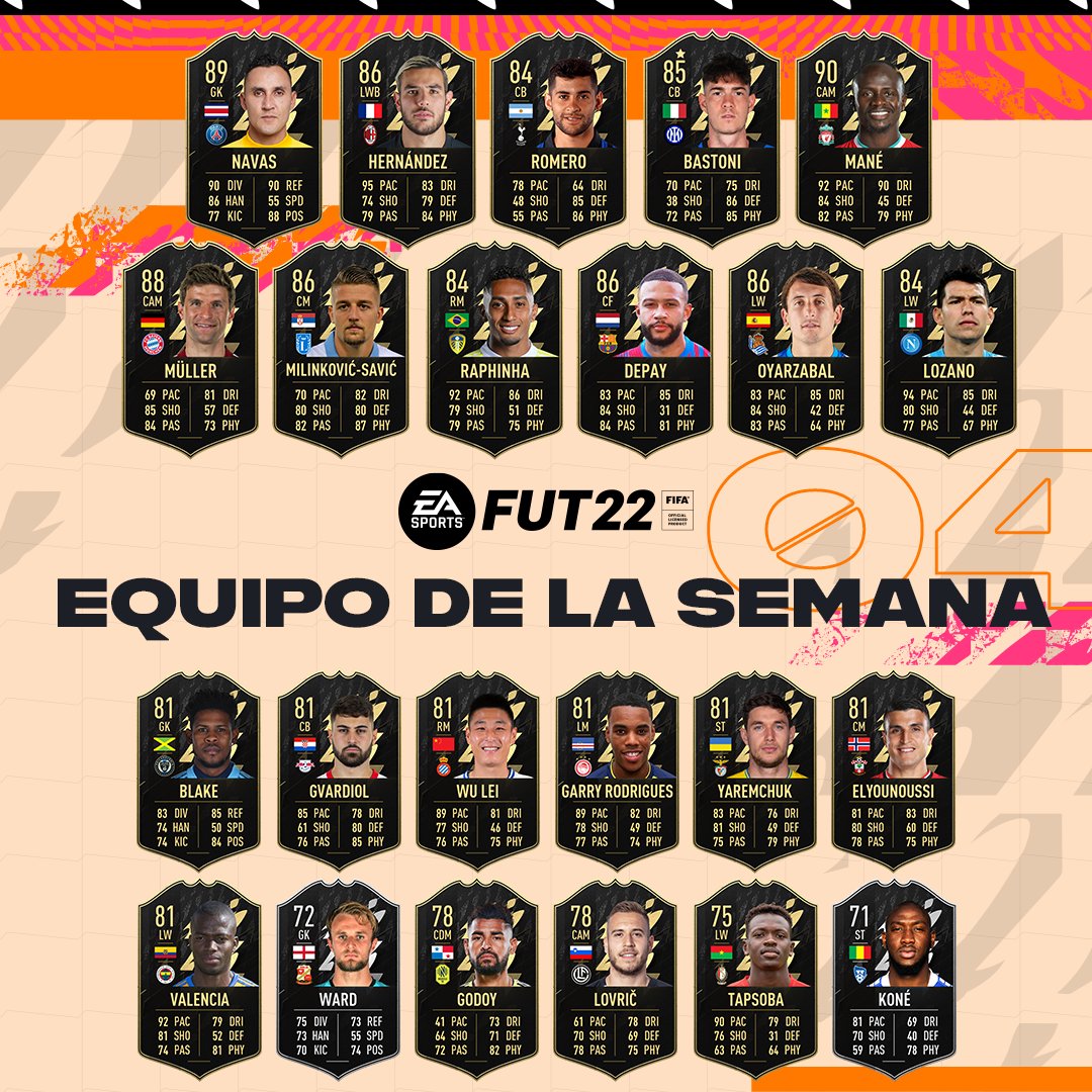 Ponchofifa's tweet photo. @HirvingLozano70 en TOWT 4 ¡Siuuuuuu!

#TOTW #FUT22 #FIFA22 https://t.co/fjbxkwNYsQ