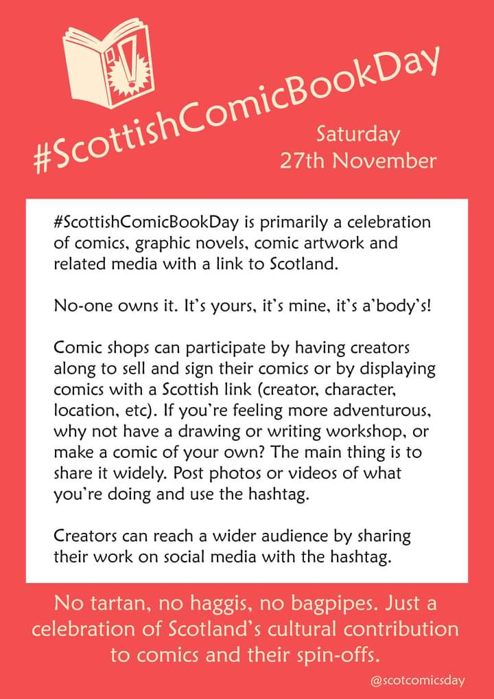 scotcomicsday's tweet image. #scottishcomicbookday #scottishcomics