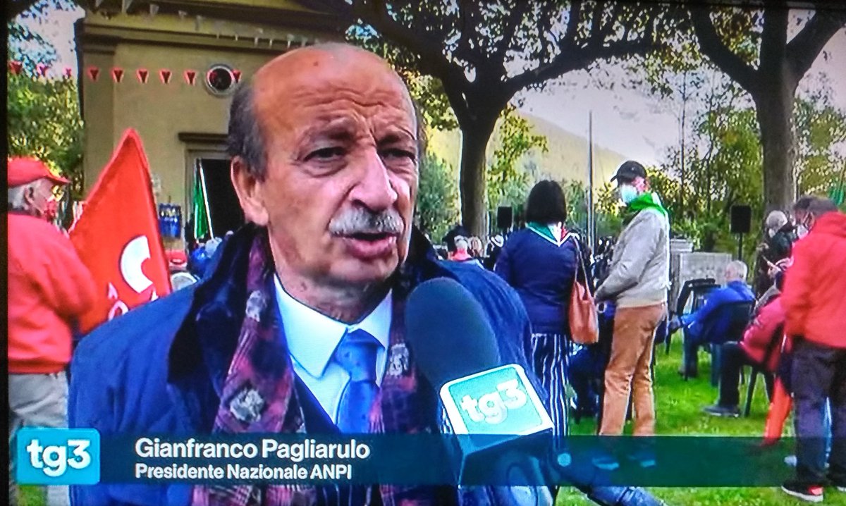 Il Presidente nazionale #ANPI intervistato dal TG3 a S.Anna di Stazzema: "Oggi più che mai bisogna contrastare il fascismo. L'ANPI chiede lo scioglimento delle organizzazioni neofasciste e neonaziste. C'è una legge, la Scelba, che lo permette"