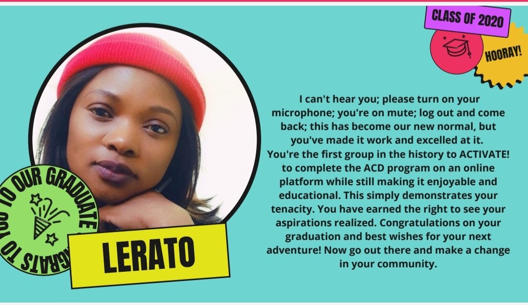 ActivateZA's tweet photo. A special thanks from the team‼️🥳🥳
#ACDGraduation #ACDGoesDigital https://t.co/LIpTjtbvDr