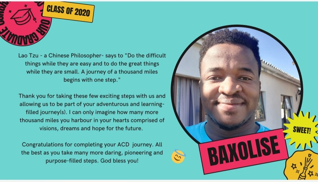 ActivateZA's tweet photo. A special thanks from the team‼️🥳🥳
#ACDGraduation #ACDGoesDigital https://t.co/LIpTjtbvDr