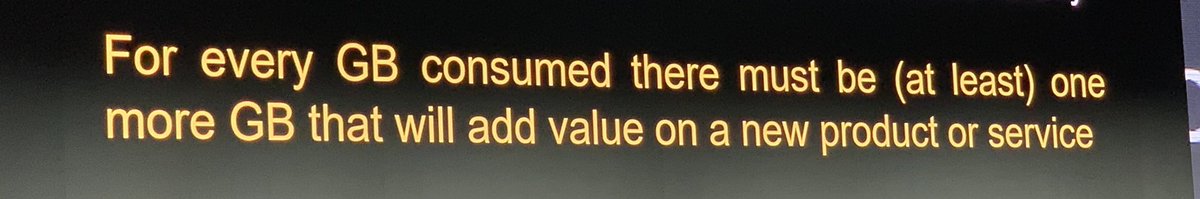 Attending #Huawei #MBB forum in Dubai. Really love this quote! …..and (separately from the quote) I love it when leading companies use our #GSMA Intelligence content in their presentations. That means we produce the right content!
