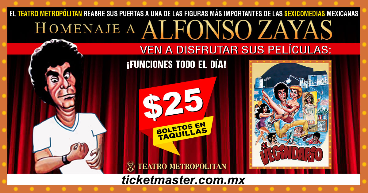Teatro Metropólitan (@tmetropolitanmx) on Twitter photo Hoy no te pierdas la función de "El Vecindario", la comedia que se da alrededor de una agencia de publicidad y todos los candentes enredos que suceden entre el dueño, el empleado y el chofer que se enreda con la esposa de los otros dos.
Boletos 👉 bit.ly/3lmFIS7 Hoy no te pierdas la función de "El Vecindario", la comedia que se da alrededor de una agencia de publicidad y todos los candentes enredos que suceden entre el dueño, el empleado y el chofer que se enreda con la esposa de los otros dos.
Boletos 👉 bit.ly/3lmFIS7