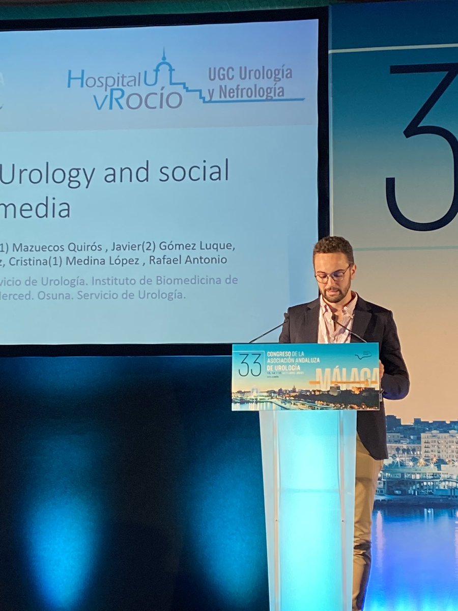 UronefroHUVR's tweet photo. Primeras comunicaciones, en la mesa de trabajos en inglés, de los Dres @jormoliner (R3) y @Magomezluque (R2) en el 33 Congreso Andaluz de Urología. Magnifico comienzo de la vuelta a la normalidad… https://t.co/8FrhPcSO7Z