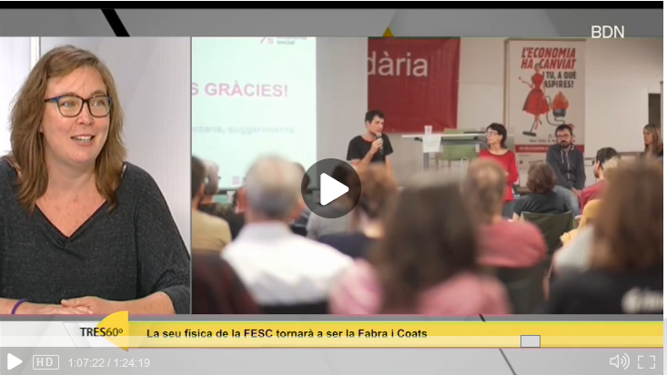 XES_cat's tweet image. Pst, pst! Que sortim a la tele 📺

A partir del minut 1:00:25, podeu veure l'entrevista que Badalona Tres60 de @bdncom fan a @AnnAfmontes, co-coordinadora de la #FESC2021!

No us perdeu tots els detalls que avança sobre l'edició d'enguany 🤩

bdncom.alacarta.cat/badalona-tres6…