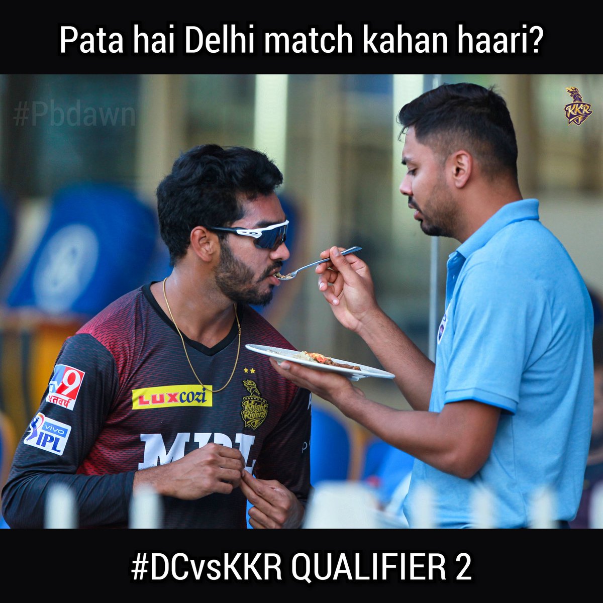 KassimSayyed's tweet photo. @KKRiders Quick Reminder https://t.co/VXvBvWBiUO