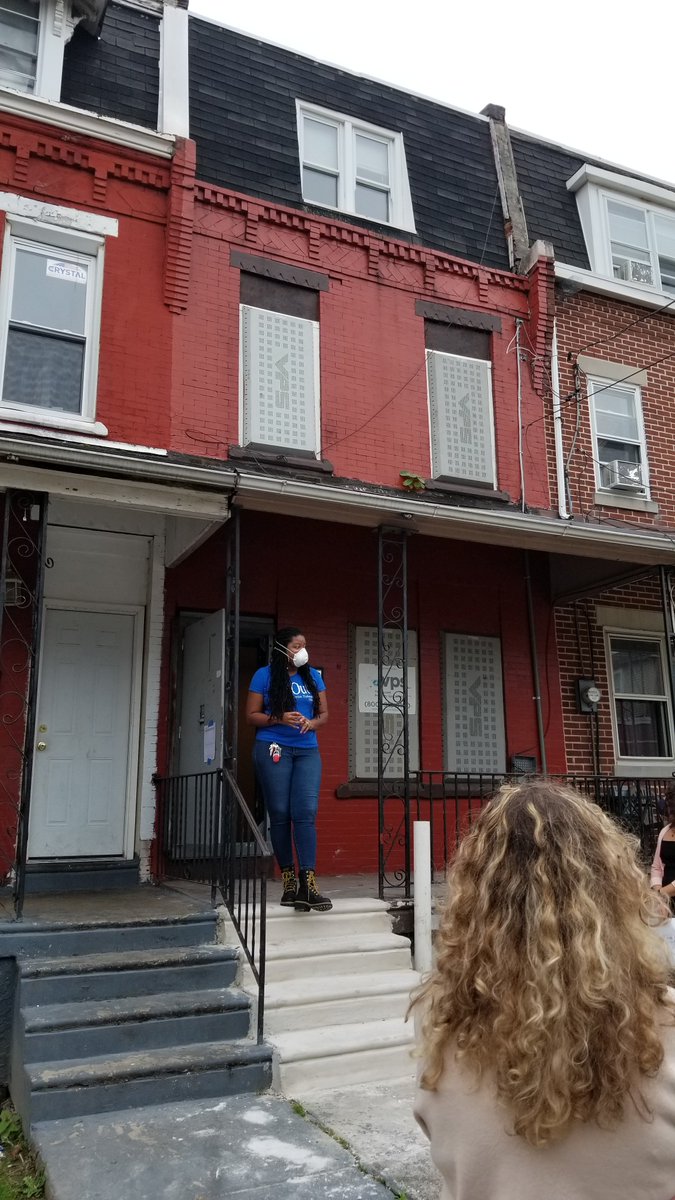 CPlacke21's tweet photo. Great Morning @PHLPromiseZone ! Visiting Jumpstart sites and learning from aspiring local developers committed to investing in West Philly #affordablehousing.
Thank you, Mount Vernon Manor CDC for hosting, @PhilaHsgAuthPHA @KennyBWeinstein @PHLPlanDevelop @PHL_CEO @LISC_Philly https://t.co/kYjqKz9I1S