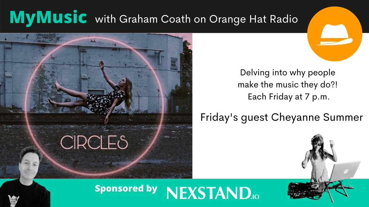 We're pleased to feature MyMusic with Graham this Friday at 7pm UK with guest, Cheyanne Summer.

<a href="/CoathGraham/">Graham Coath</a> <a href="/cheyanne_summer/">Cheyanne Summer</a>