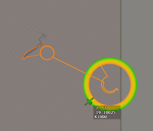 ameliairheart's tweet photo. Miscoded UAV "K1000" is back again, from Castle Dome Army Heliport, AZ. #ADSB #0200F3 https://t.co/pK0iBI94bp