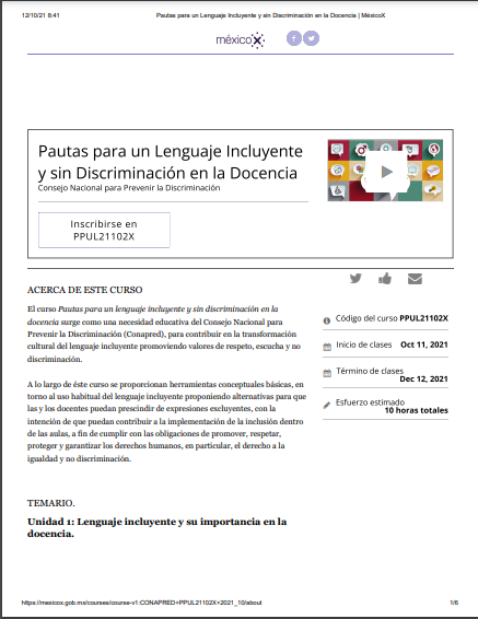 escuela_181's tweet photo. ❗️Importante❗️📢
A todo el personal #Docente de la #EPO181, se les hace una cordial invitación a participar en el #Curso📲 de 🎉#PautasParaUnLenguajeIncluyenteSinDiscriminaciónEnLaDocencia. 🤟💻
@alfredodelmazo @geramonro05 @israeljeronimol @SEMSedomex https://t.co/n2wdmPRb88