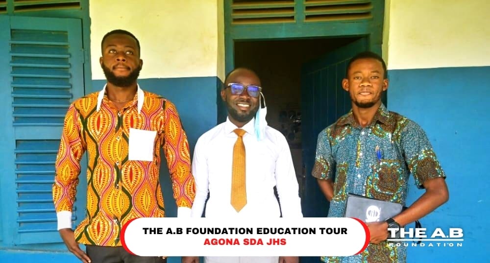 theab_6's tweet photo. *THE AB FOUNDATION EDUCATION TOUR DEBUT*

YESTERDAY, TUESDAY 12TH OCTOBER 2021,I VISITED AGONA SDA JHS AND AGONA METHODIST JHS AS PART OF THE AB FOUNDATION'S "EDUCATION TOUR" INITIATIVE.

#ABFoundation https://t.co/tqItIOuMlp