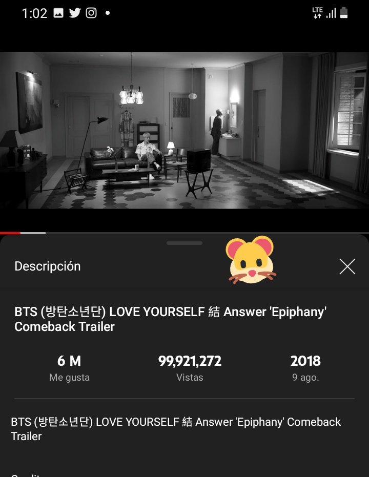 Amariliz_RM's tweet photo. Epiphany esta a nada de llegar a los 100M
https://t.co/DVG63HyMIU
#STREAMEPIPHANY
#EpiphanyTo100M
@BTS_twt https://t.co/mOA3VhZP4l