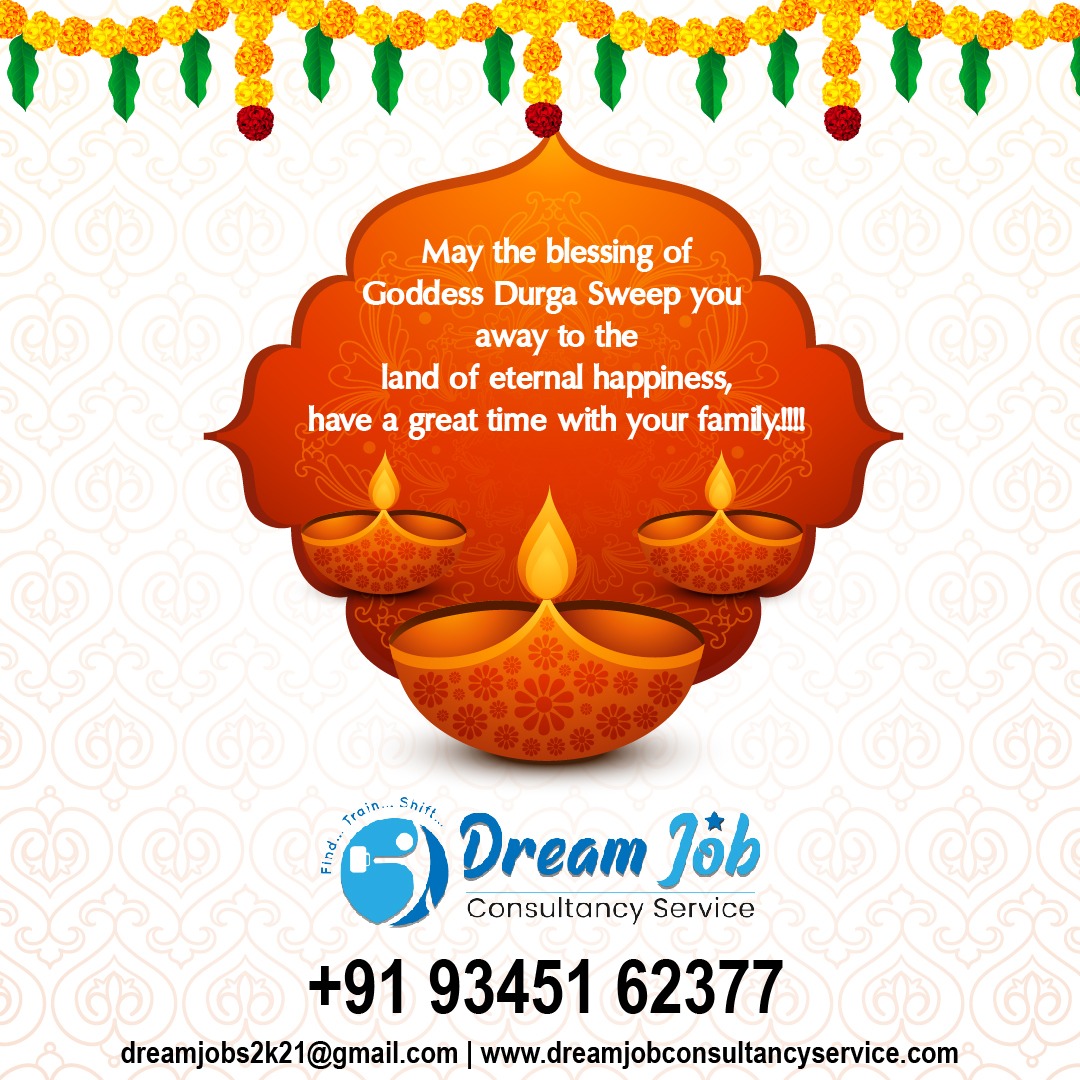 May this auspicious day brighten up your life with happiness, wealth, joy and health, happy durga ashtami....
#DurgaAshtami2021 #jobseekers #JobOpportunity