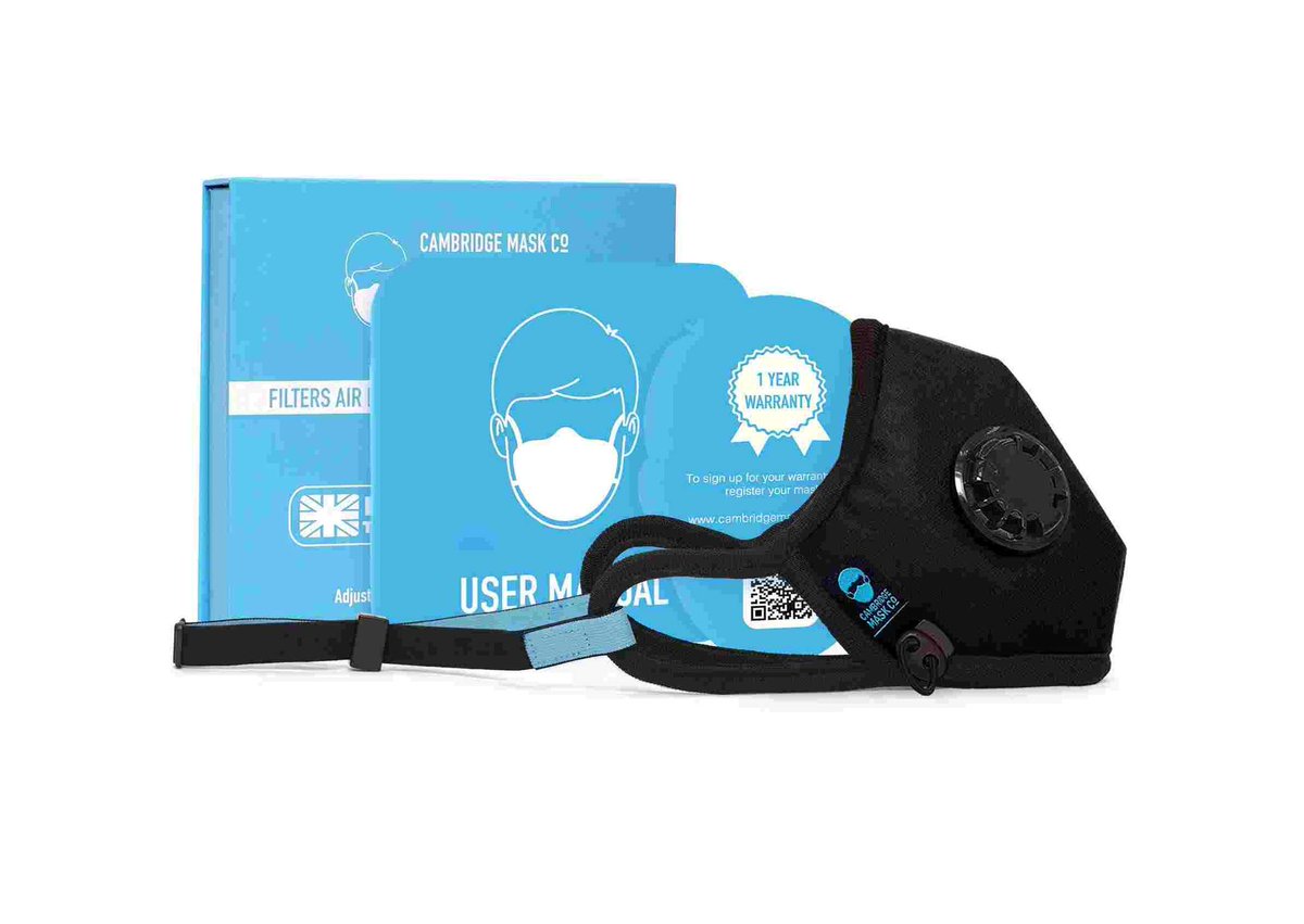 Euroallergy's tweet photo. LAS MEJORES MASCARILLAS REUTILIZABLES LLEGAN A ESPAÑA
LAS CAMBRIDGE MASK ™ PRO son homologados y con certificado CE para la Unión Europea con factor de protección  FFP2 RD  y son reutilizables hasta 340 horas.
Se pueden comprar cómodamente online en https://t.co/AiVN1rtaKk https://t.co/4QVgSLBAeL