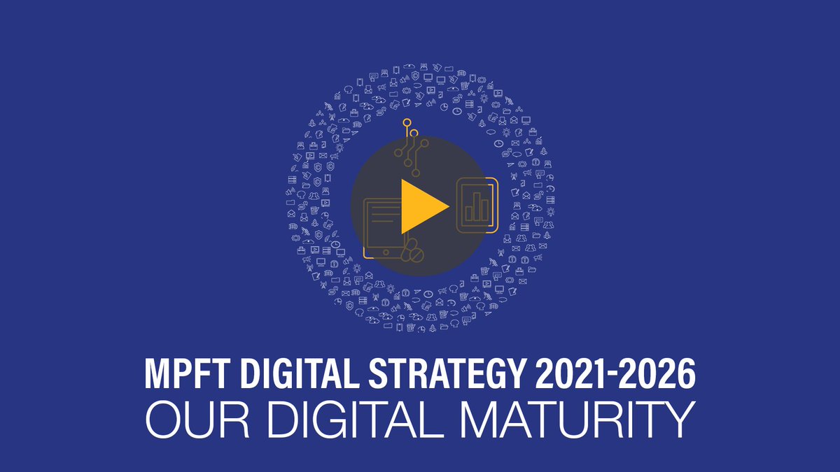 MpftDigital's tweet photo. We are really pleased to be able to share with you a brand new video from @Chris_A_Ibell Chief Digital Information Officer

Chris tells us about our digital maturity and what this means for our #MPFTdigitalstrategy

https://t.co/IZ1ACKBXx8

Full strategy
https://t.co/mKvI90TBxO https://t.co/9BNaJ6nPyX