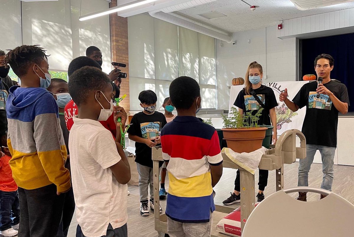 It’s about our survival and sustainability as a people. It was our first in-person event + the first time we got to publicly honor the life of our grandmother, Rebecca “Mama” Jackson. And we were joined by Edifye All-Stars Ben Moore &amp; Tyquone Greer! 🏀✊🏾