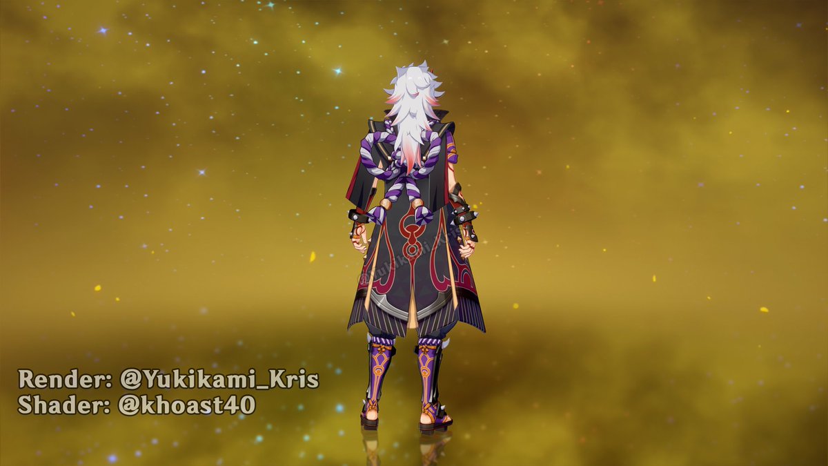 итто геншин персонаж. странник геншин. бао геншин. странник фэнтези. итто геншин портрет.