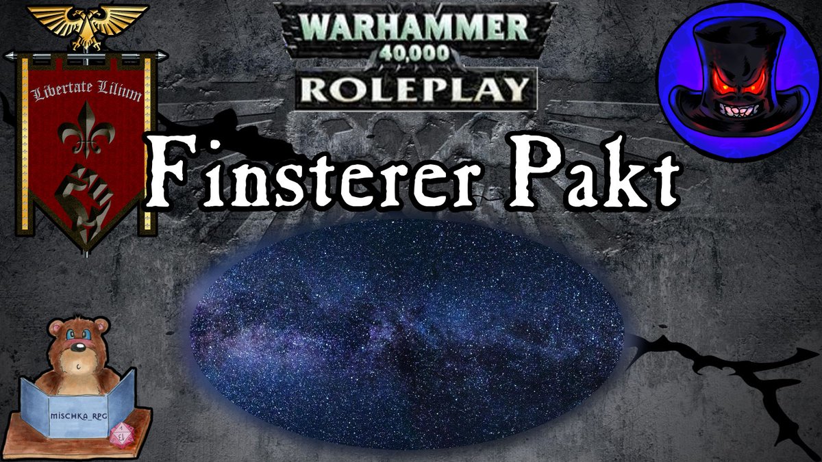 Für die kurz entschlossenen: WIR SIND LIVE
#wh40k #darkheresy #pnpde

Mit dabei: @RippinReg <a href="/Blacksuicide10/">Blacksuicide</a> <a href="/WretchedIEgg/">WretchedEgg</a> 

Finsterer Pakt -65- In der Leere

youtube.com/c/MischkaRPG/l…