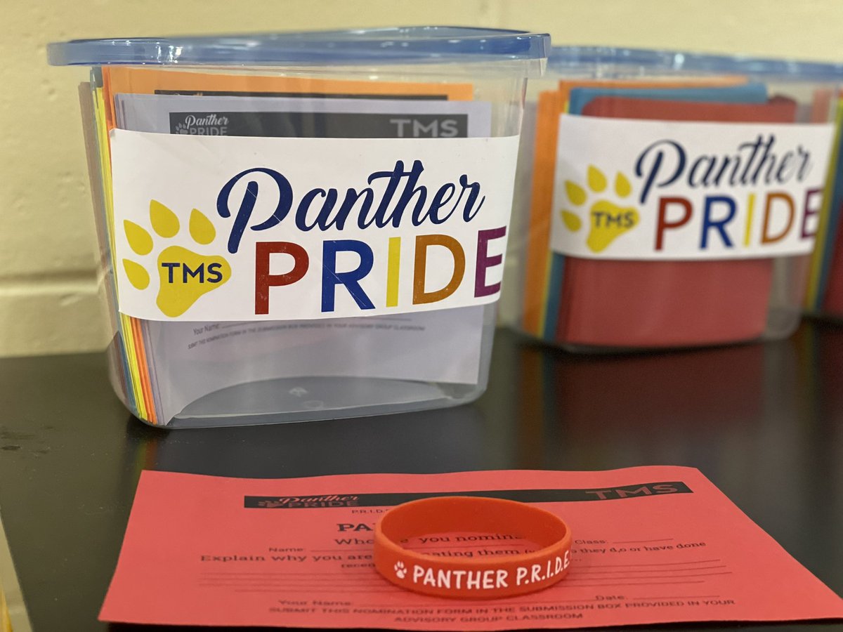Panther PRIDE assemblies happening this week! #pantherpridetms