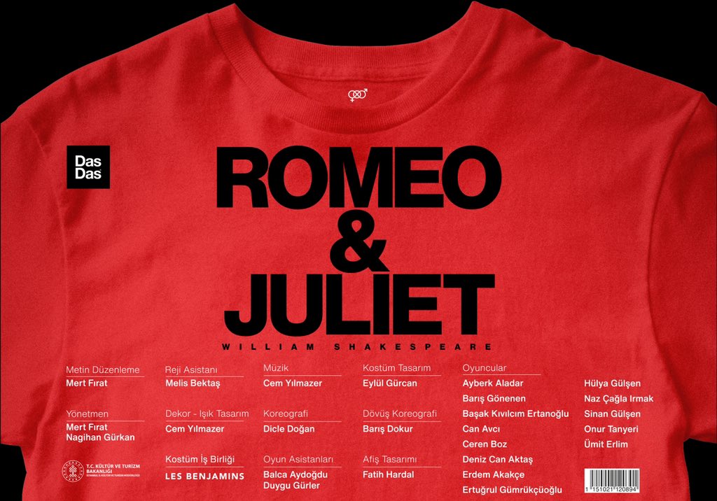 Romeo ve Juliet bu hafta sonu DasDas’ta başlıyor! Romeo ve Juliet 16/17/22/23 Ekim ve 5/6/19/30 Kasım’da DasDas’ta, detaylı bilgi ve biletler dasdas.com.tr ve @MobiletOfficial’da satışta💙 dasdas.com.tr/romeo-ve-julie…