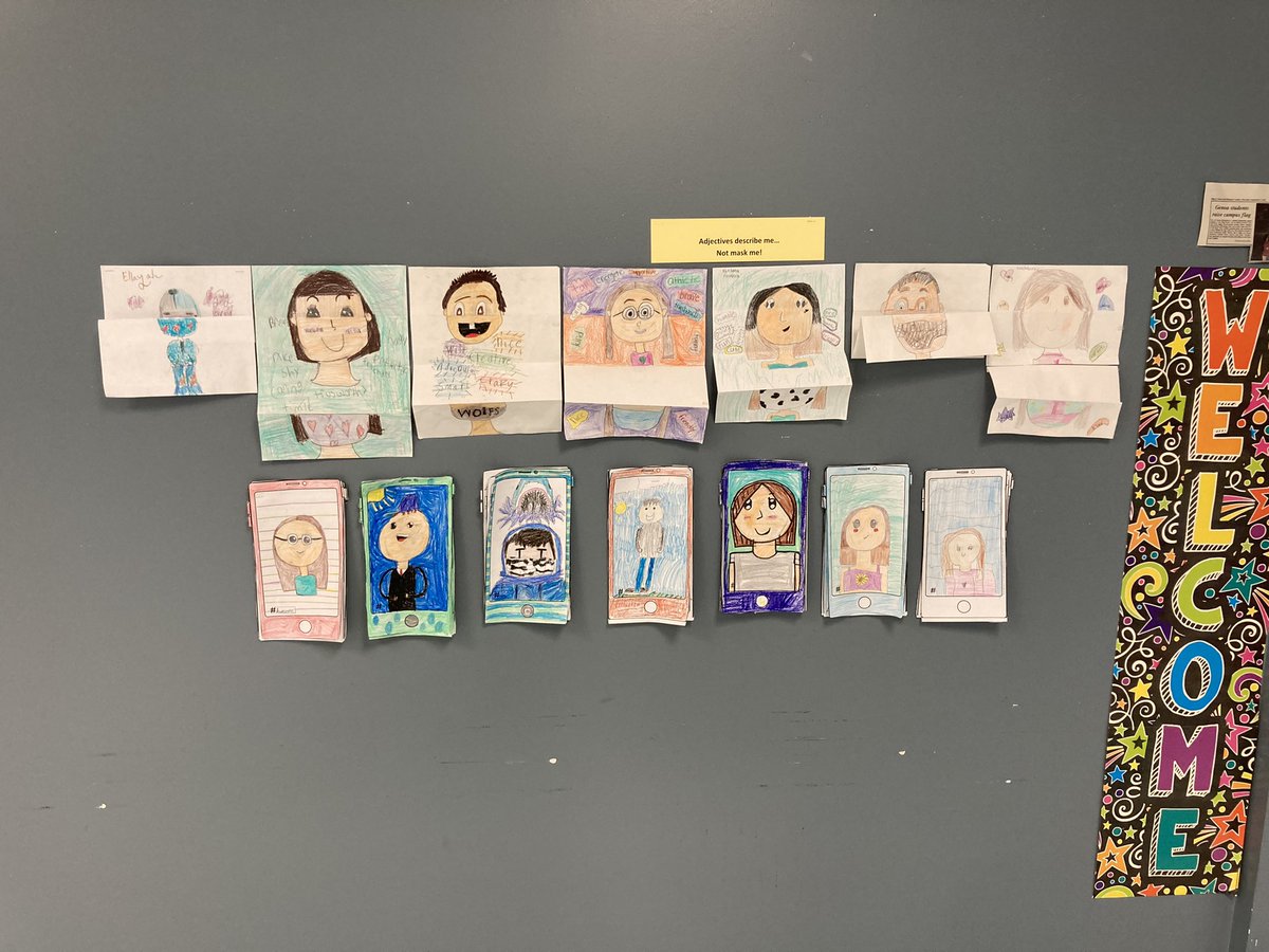 Ms. Foster’s fourth graders using adjectives to compliment their writing. #PISDLAChat #genoaowls