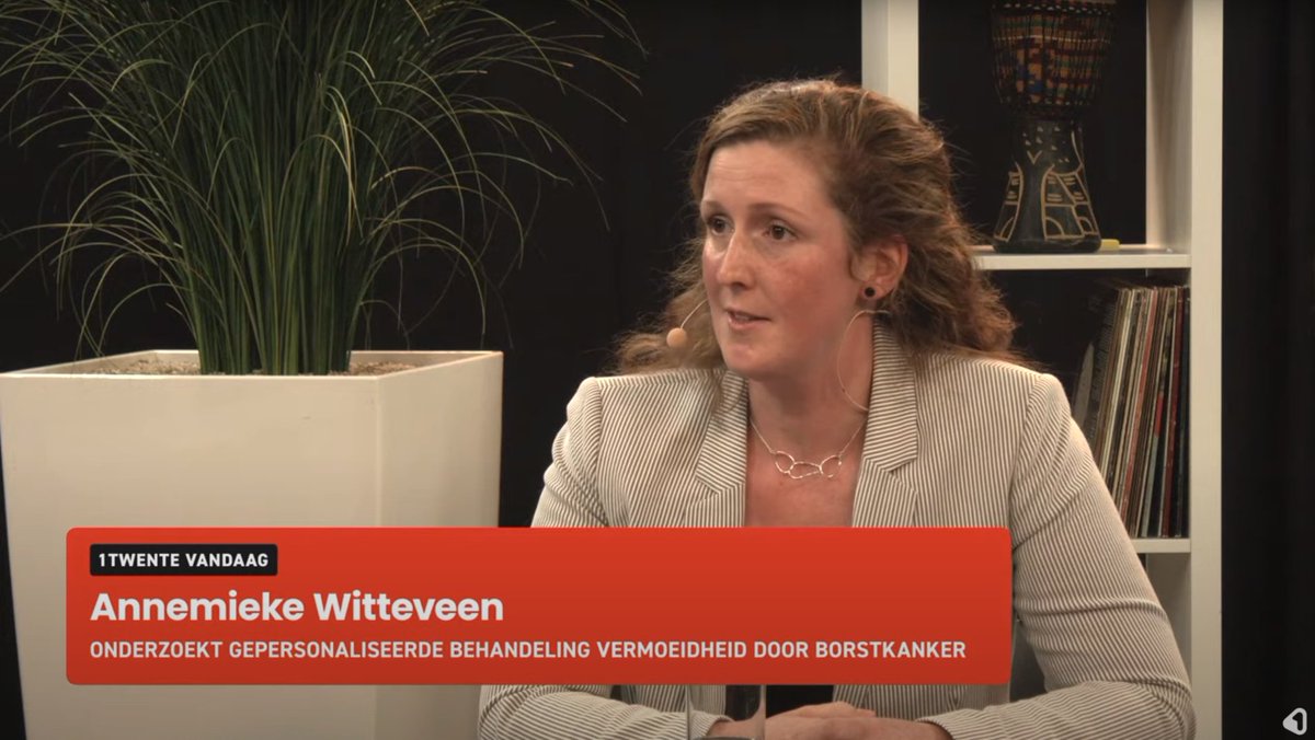 Vandaag bij @1twente verteld over ons #PARTNR project naar het optimaliseren van de behandeling van kanker-gerelateerde vermoeidheid. Terugkijken? youtube.com/watch?v=J6Xcdy… <a href="/UTwente/">University of Twente (inactive)</a> <a href="/PeHT_UTwente/">PeHT @ #UTwente</a> <a href="/ZGT_info/">ZGT</a> <a href="/HDI_nl/">Helen Dowling Instituut</a> <a href="/umcg/">UMCG</a> <a href="/evidencio_org/">Evidencio</a> <a href="/Ivido_PGO/">Ivido</a> <a href="/RRDNL/">Roessingh R&D (inactive)</a> @Roessingh_ <a href="/IKNL/">IKNL</a>