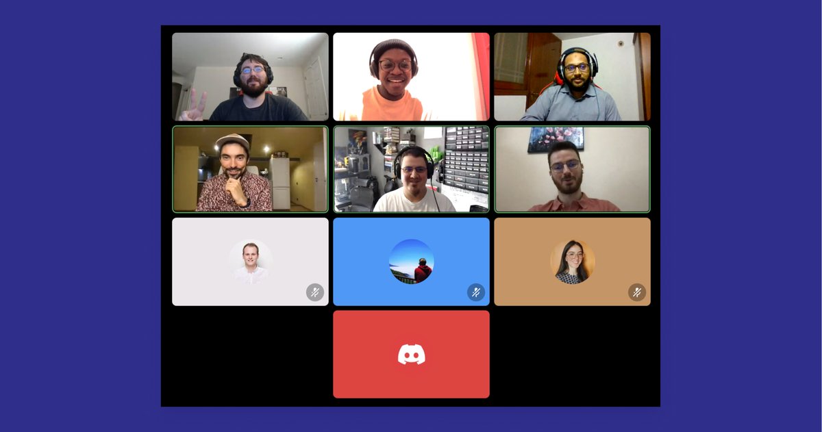 strapijs's tweet photo. Thanks for joining the Strapi Community Stars office hours call 😎 
@jorisw @derrickmehaffy @malgamves @SaadMMujeeb @ScottAgirs @Stun3R_ @Gabyzif @MattieBelt @sunnysonx @DevElevated https://t.co/zc9AdeoTVQ