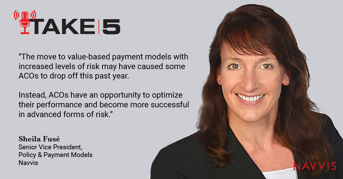 NavvisPopHealth's tweet image. In this episode of our 'Take 5' Podcast, Sheila Fusé provides insights on ACO performance. #valuebasedcare 

bit.ly/2X9Vabc