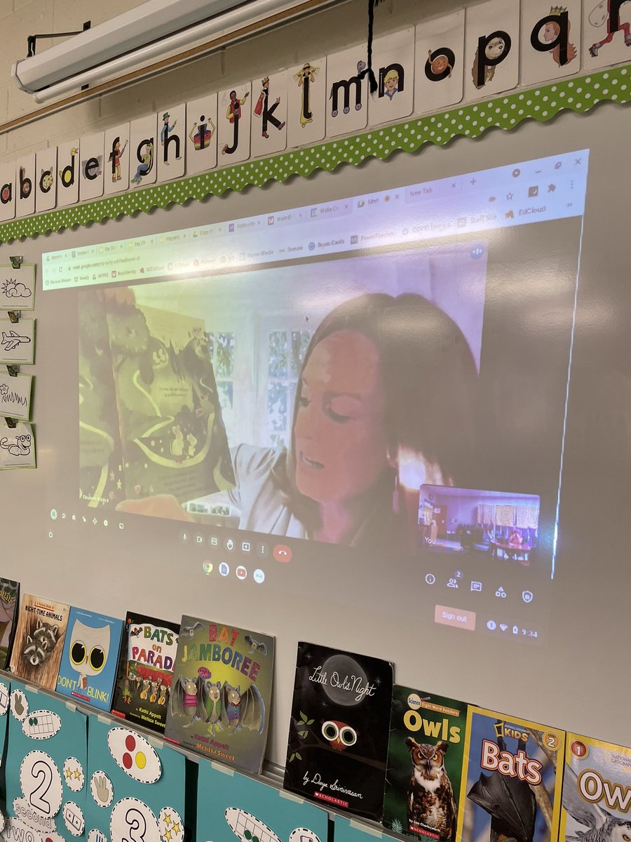 HunterESKinder's tweet photo. We ❤️ mystery readers! Always a fun surprise hosting virtual read alouds.@ShaneBarham1976 @HunterPrincipal https://t.co/eR4Qa0La1J