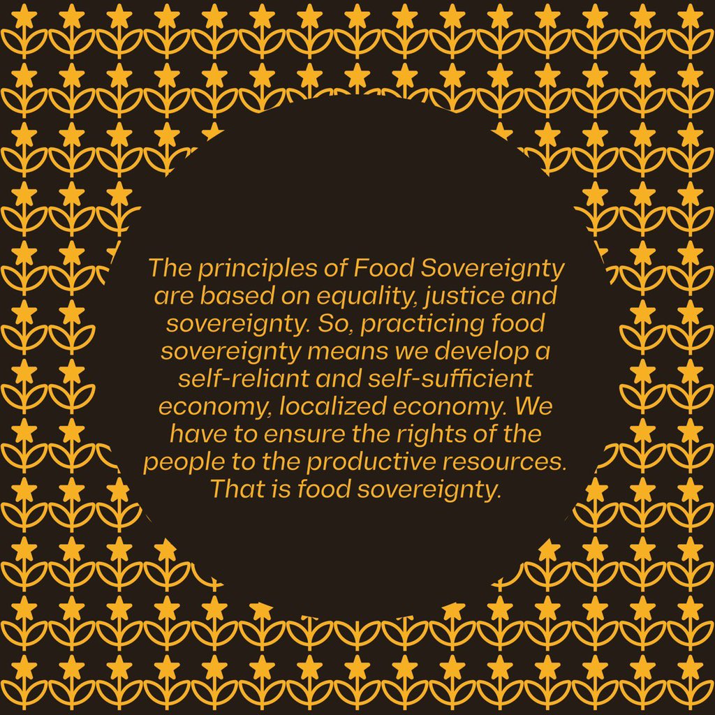 What is food sovereignty and why is it important? Learn more as we continue the Anti-Imperialist Week for Food Sovereignty! #FoodSovereignty #SoberaniaAlimentaria