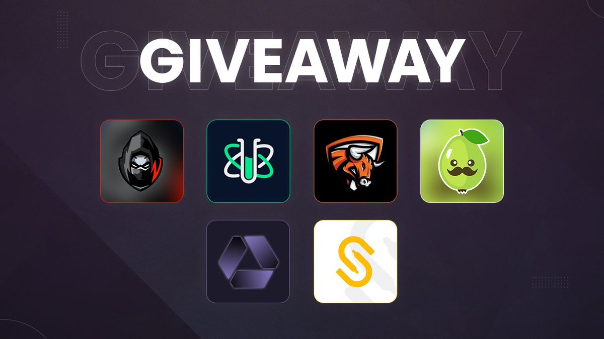 RogueScripts's tweet image. 🎉GIVEAWAY🎉

1x @RogueScripts Renewal Key
1x @TheLabDiscord Monthly
1x @RampageProxies 5gb Package
2x @Guavaproxies 2GB Package
2x @Anexsolutions Beta Keys 
1x @strafesservers $30 Gift Card

Follow all accounts above, tag 3 friends and retweet this tweet♻️

Good Luck!🤞