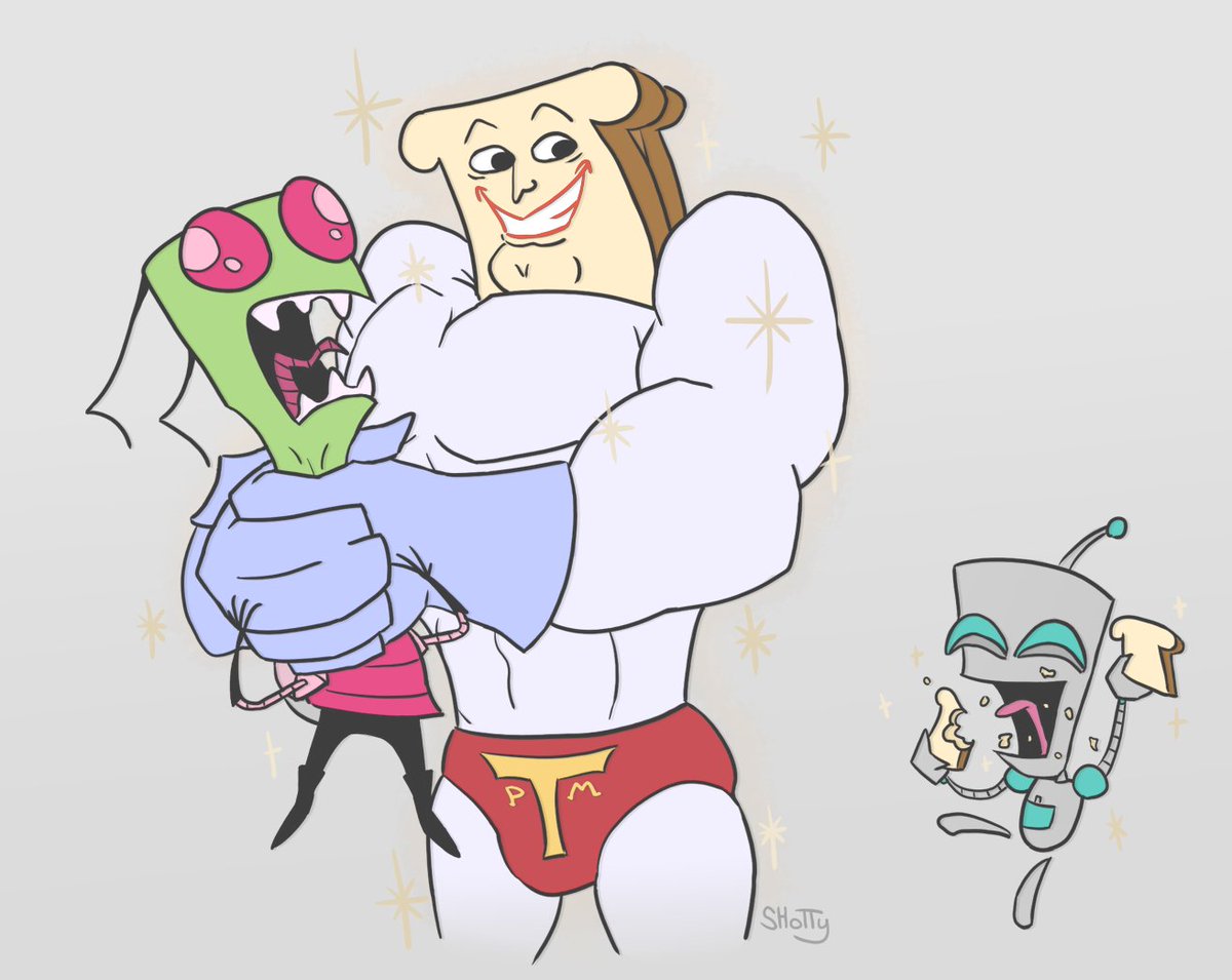 Powdered Toast Chads fear no Invader 👽🤛🍞
Go play #NickAllstarBrawl already, it's fun!

#NASB #NickBrawl #NickelodeonAllStarbrawl #Nicktoons #PowderedToastMan #RenAndStimpy #Spumco #InvaderZim