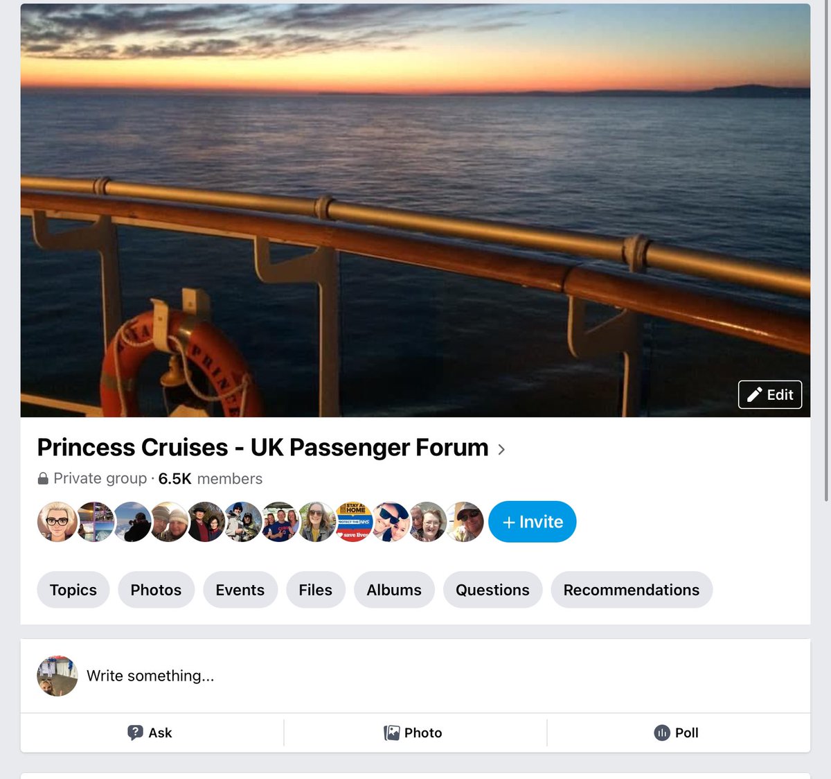 _familycruising's tweet image. I am excited to announce that I have gained another Facebook group to add to my collection. I love @PrincessCruises so I am so pleased to now be the official owner of this lovely group. Please feel free to join. #princesscruises #facebook #poweradmin #padmin