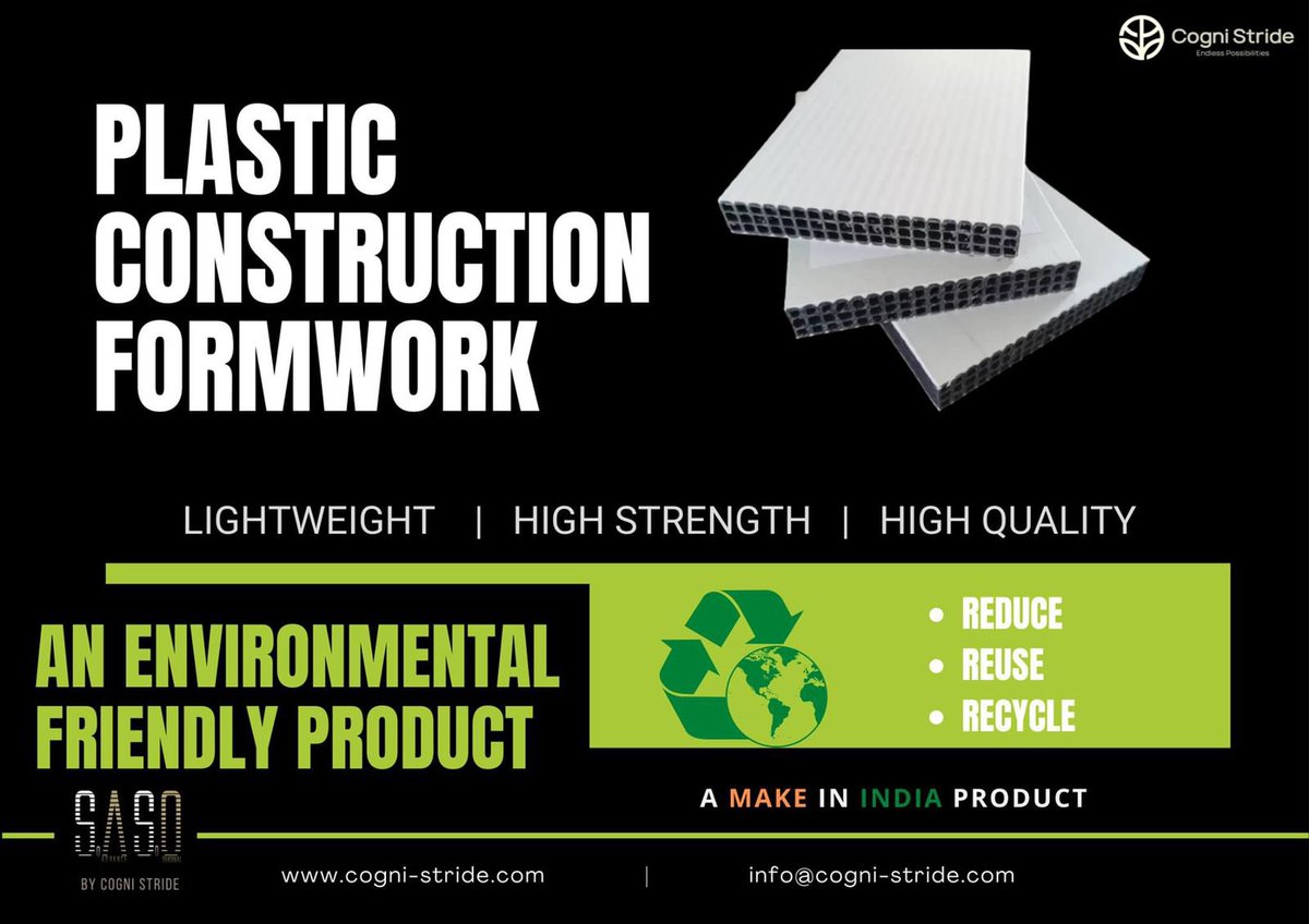 ThirdSpaceInt's tweet photo. We are excited to announce that we now have our own brand in the market called “ SASO – So Advanced So Original–“A Make in India Product”
SASO Plast formwork is a kind of energy-saving and green environmental protection product #Construction #project #saso #makeinindia #formwork https://t.co/Gb2tOonsmz